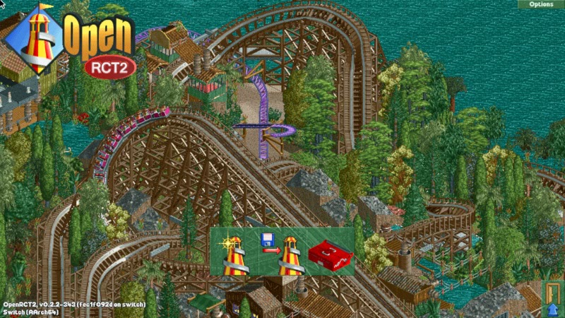 openrct2 console